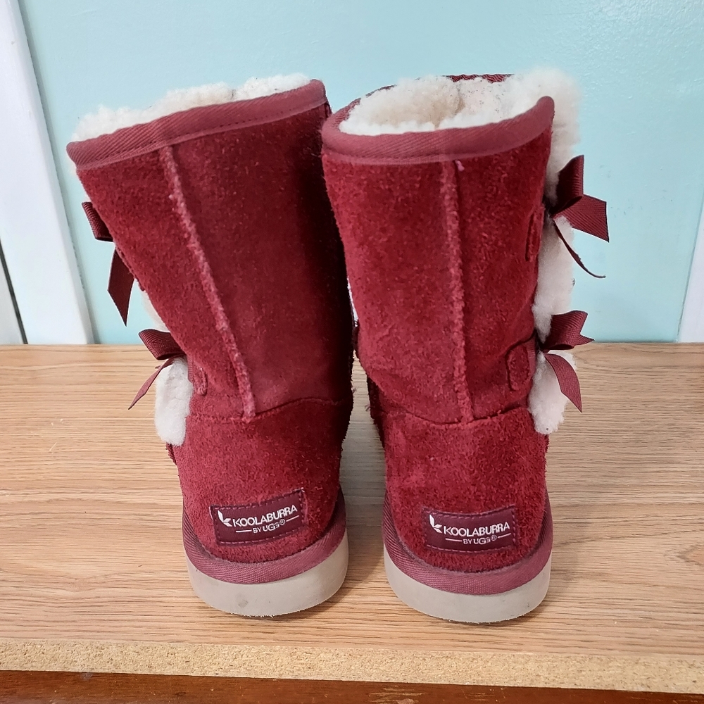 Koolaburra By Ugg Raspberry Color Suede - Size 7 - image 3